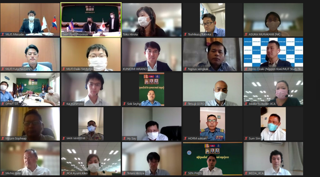 MLITとシエムリアップ州政府との第一回目JCC会議及びSmartJamプロジェクトのキックオフ会議