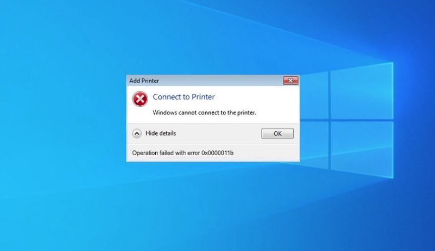 How to solve printer operation failed 0x0000011b Error&nbsp;Fix