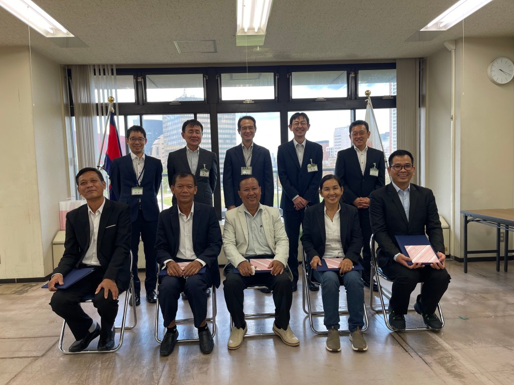 2022年度、プノンペン都公共事業局排水下水道事務所の技術職員向け有意義な本邦研修の終了