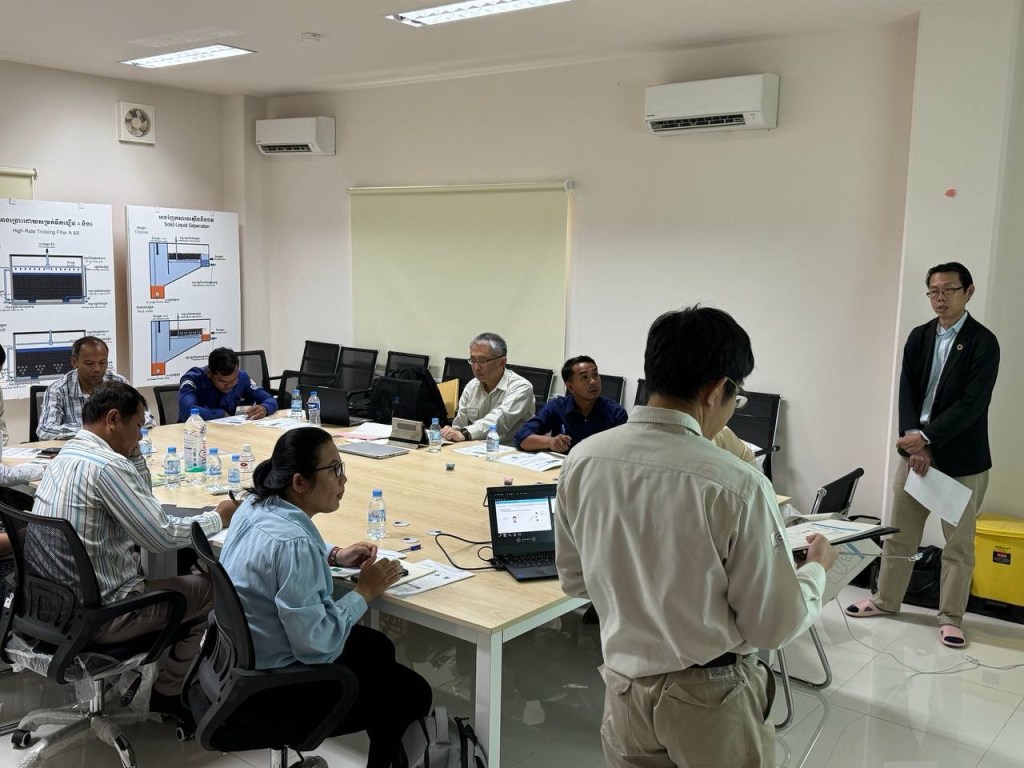 6月３日〜18日: プノンペン都処理場の維持管理スタートアップ支援プロジェクト(ソフコン)