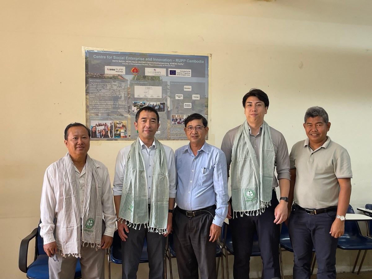 北九州市上下水道局のミッションチームの関係者との打ち合わせ