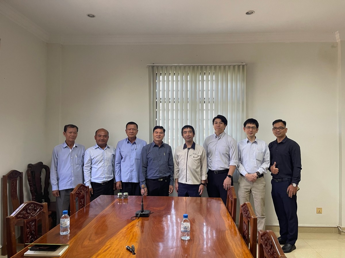 JICA草の根フェース3の発足後、北九州市チームとDPWTの初協議会